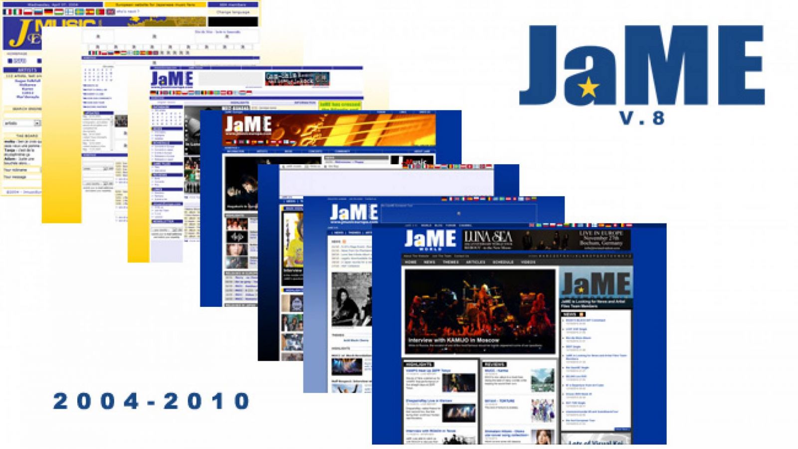 Willkommen zur V8: Die neue Version von JaME ist online © JaME