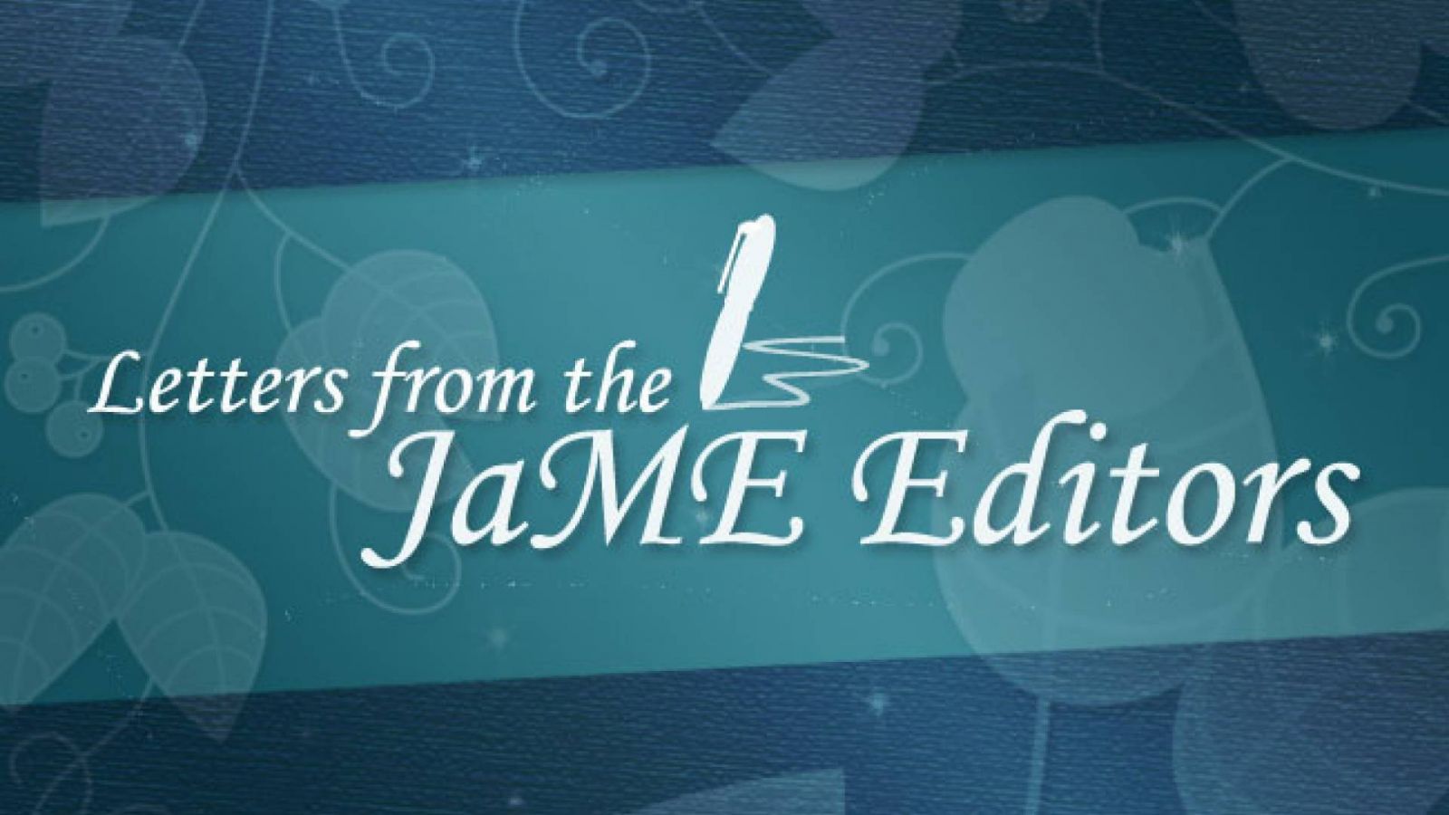 Letters from the JaME Editors #7 © Lydia Michalitsianos 