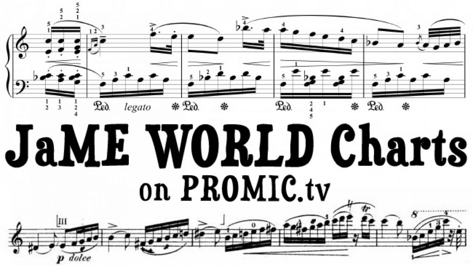 JaME WORLD Charts bei PROMIC.tv #11 © Brushes by Robert Redwood from www.easyelements.com