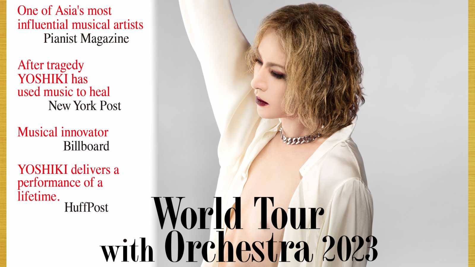 Yoshiki Classical 10th Anniversary World Tour with Orchestra 2023